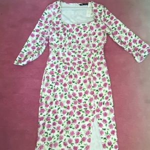 Maxi with slip floral Zara dress